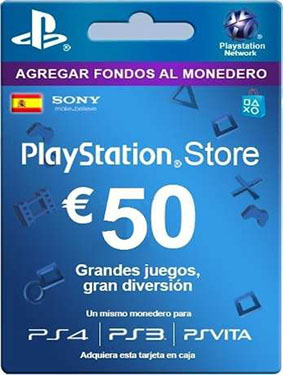 50€ psn card spain