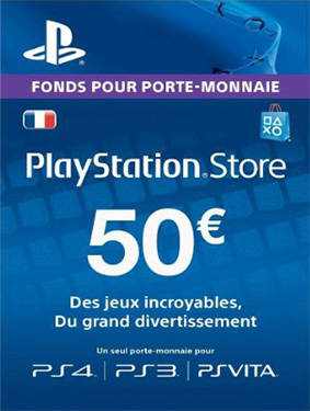 50€ psn france card