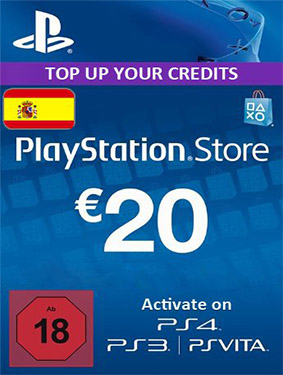 psn 20 euros card spain