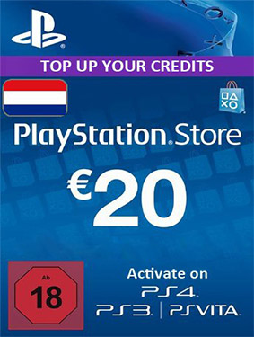 psn network card netherlands 20 euros