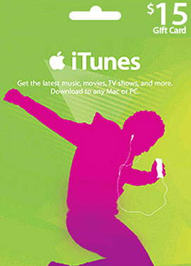 iTunes $15 Gift Card