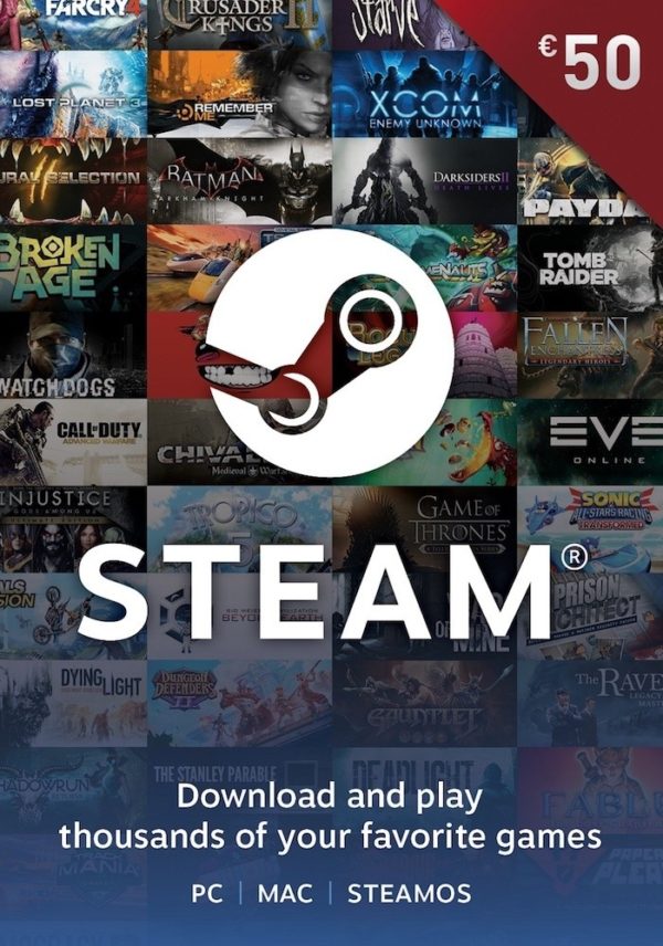 steam 50€ gift card buy gameguin