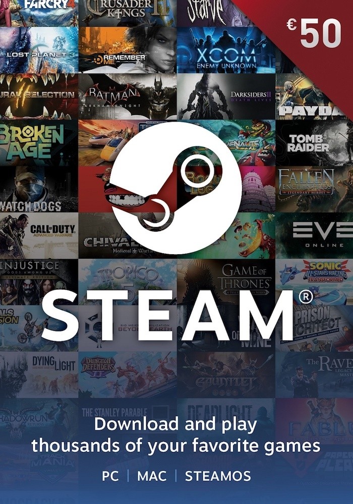 steam 50€ gift card buy gameguin
