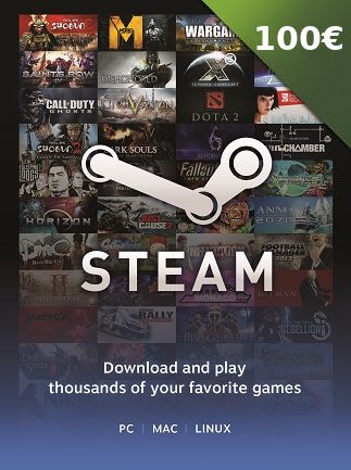 steam gift card wallet 100€ gameguin